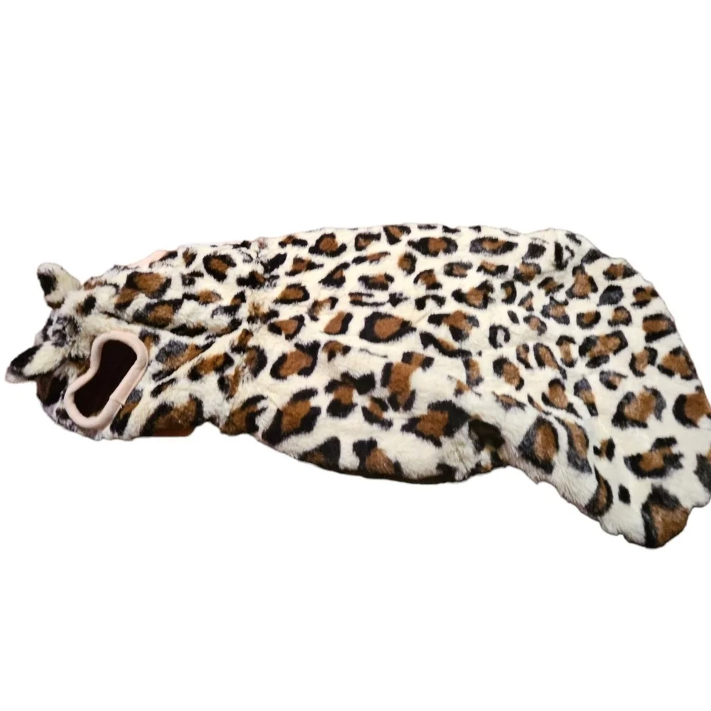 Hyde & Eek Halloween Leopard Hoodie Dog Hoodie Size S